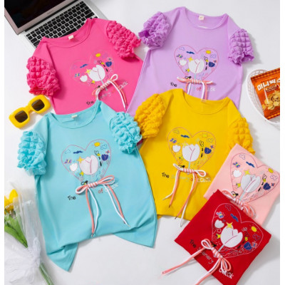 tops girls scenery love flow tone IDN 24 - atasan anak perempuan (ONLY 3 PCS)